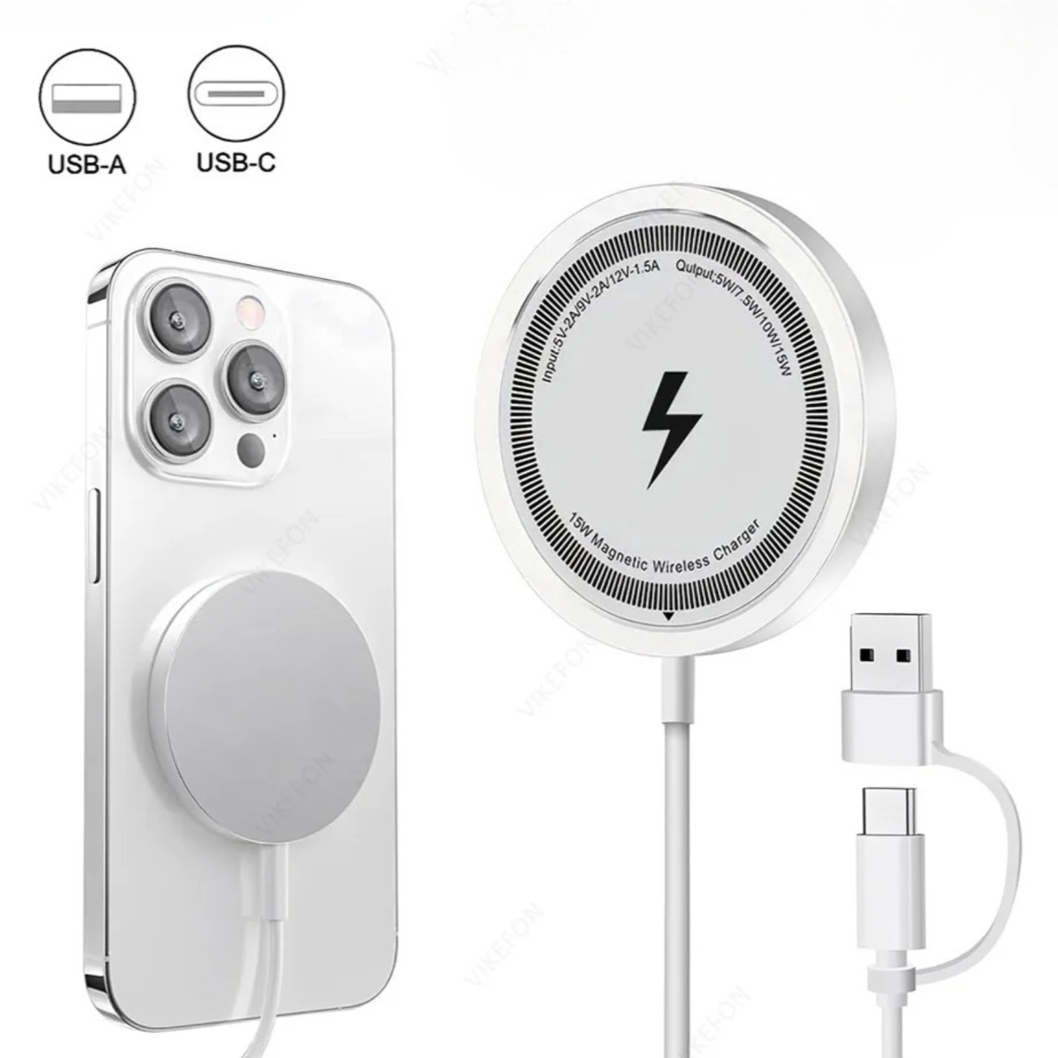 Phone Accessories For Boys - Base de Carga Inalámbrica Magnética Magsafe