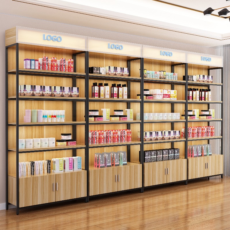 Phone Accessories Cabinet - Exhibidor Ajustable para Cosméticos, Estante para