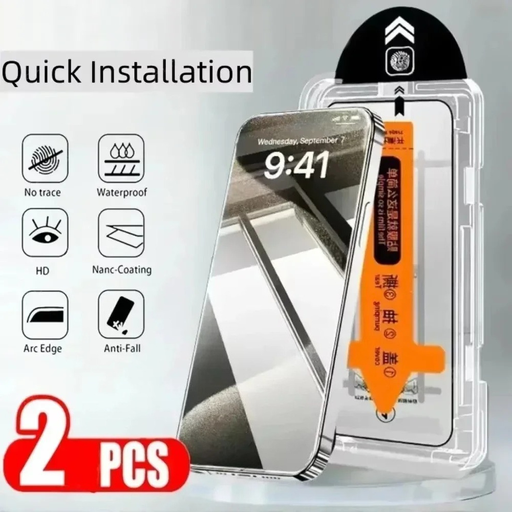 Phone Accessories Online Shop - Película de vidrio templado transparente para