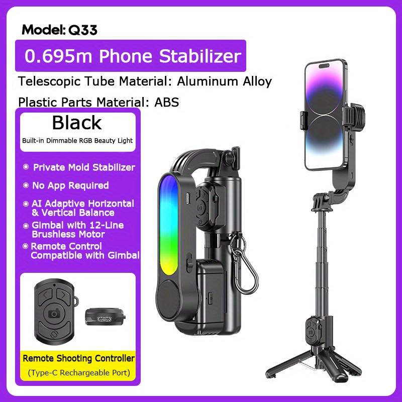 Selfie Stick Tripod - Palo de Selfie para teléfono con