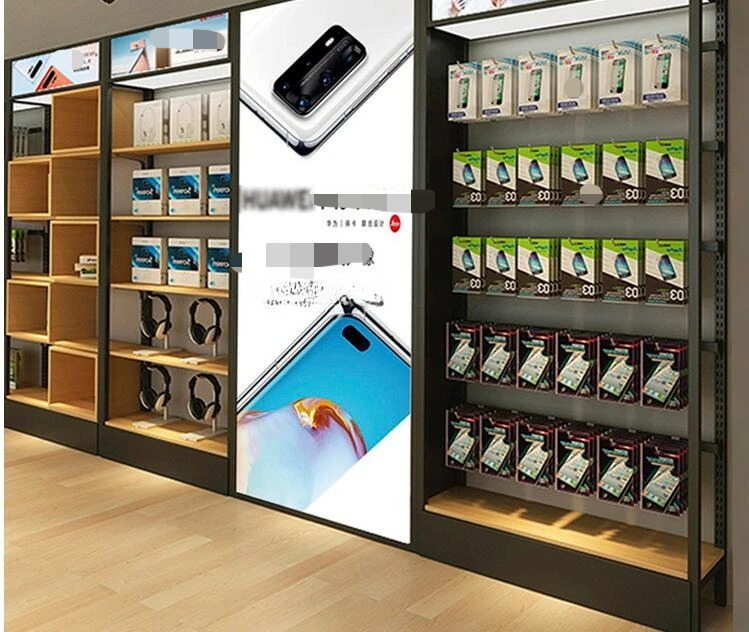 Phone Accessories Cabinet - Vitrina para teléfono móvil, 2 accesorios
