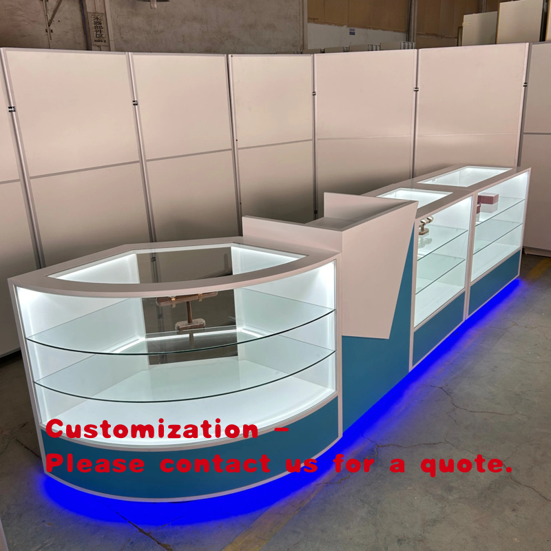 Phone Accessories Cabinet - Diseño interior moderno para tienda de