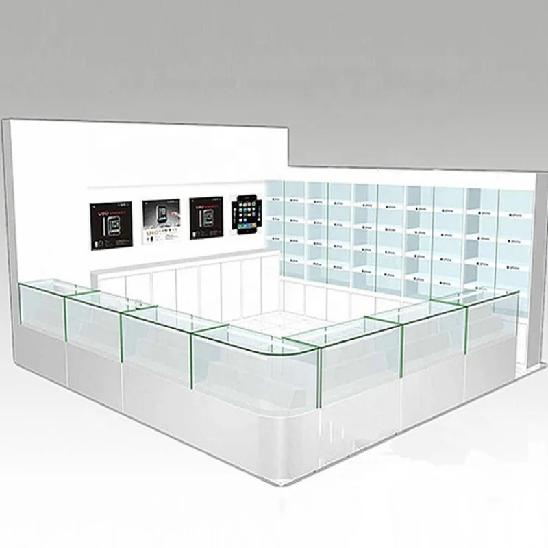 Phone Accessories Cabinet - Exhibidor de Vidrio para Teléfonos Móviles,