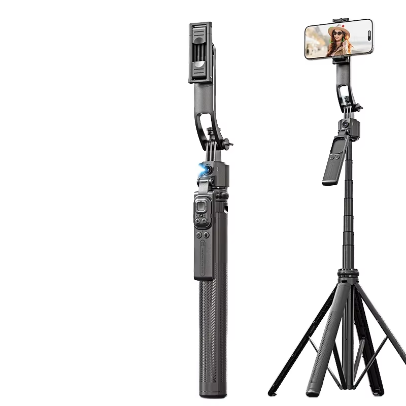 Estabilizador de Gimbal Plegab - Selfie Stick Tripod reseña y precio