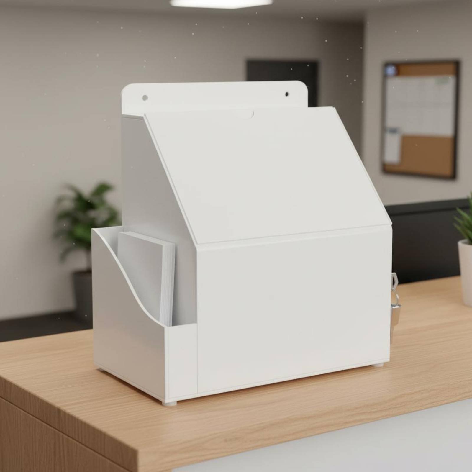 Caja de donaciones de acrílico - Phone Accessories Company reseña y precio