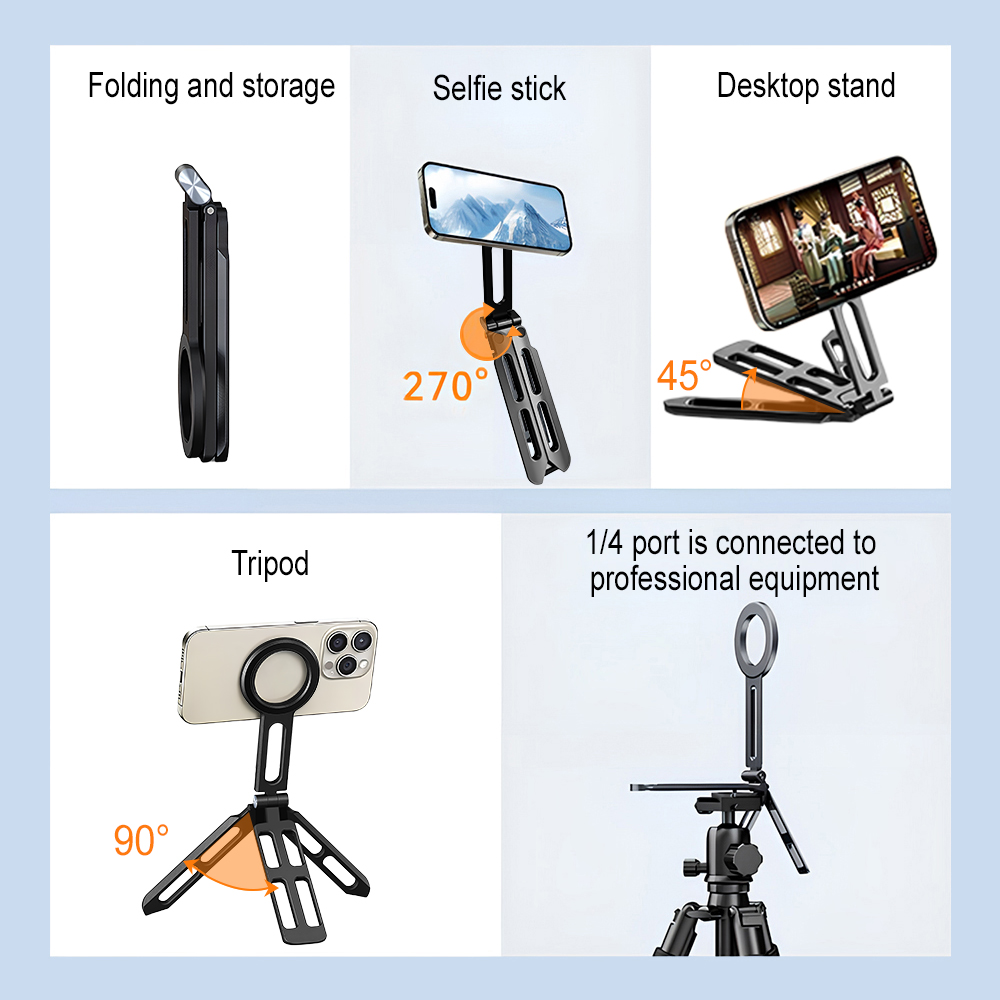Soporte Magnético para Teléfon - Selfie Stick Tripod reseña y precio
